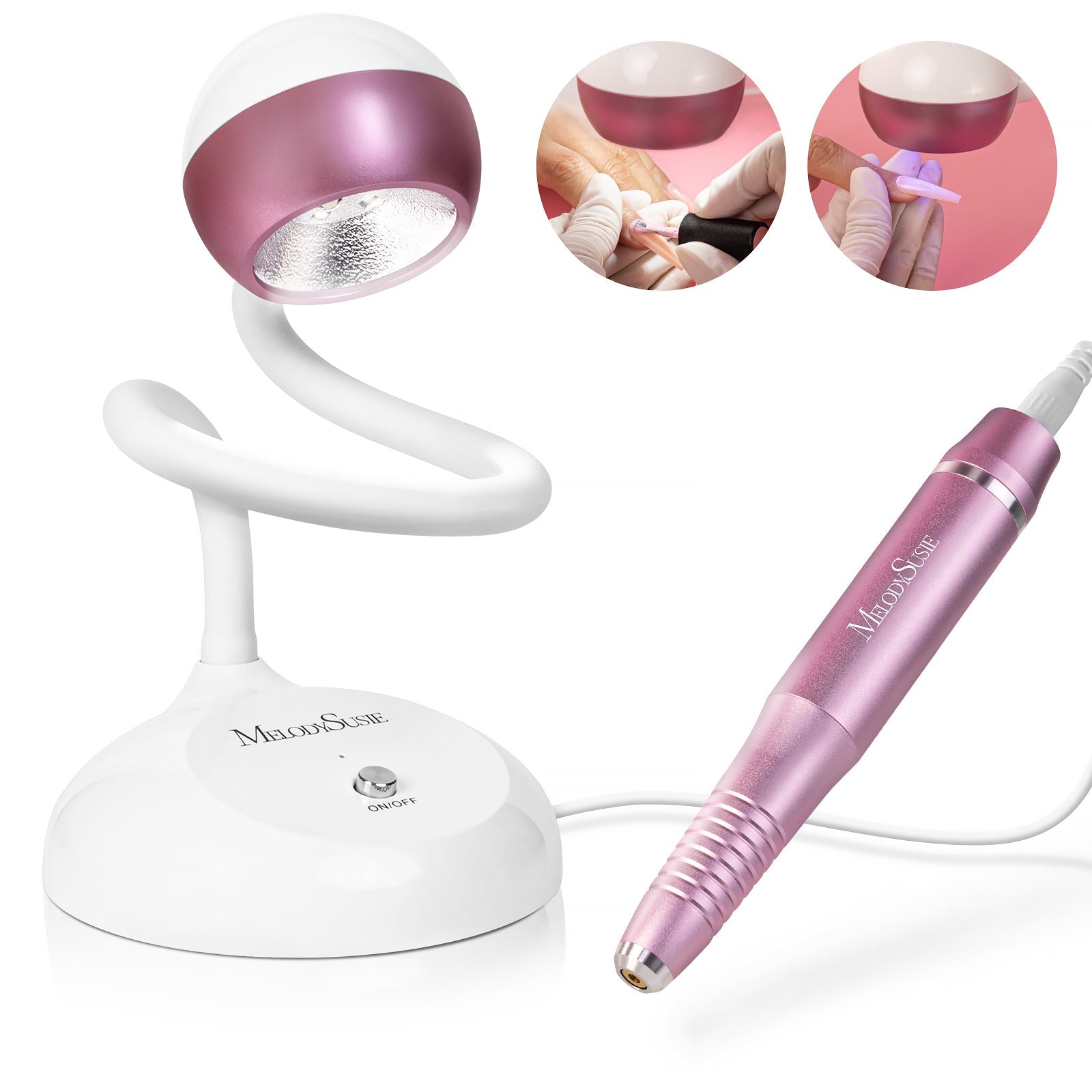 XC150D 3 in 1 Nail Drill with Nail Art Lamp