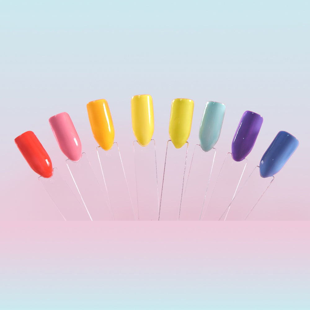 48 Pcs Transparent Nail Display Sticks