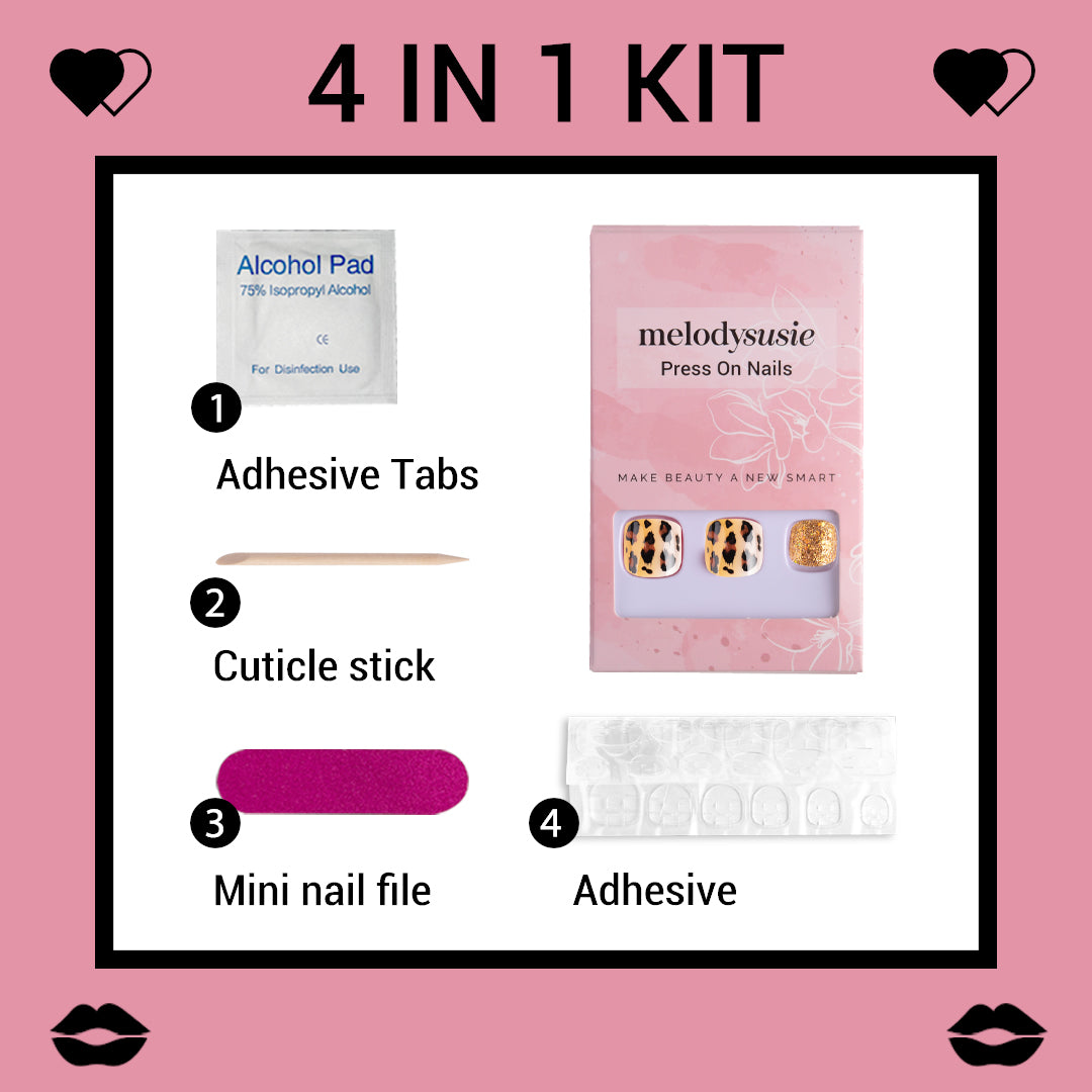 Wild Acrylic Press On Nails Kits