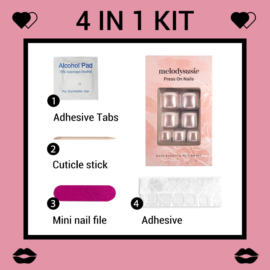 Mirror Acrylic Press On Nails Kits