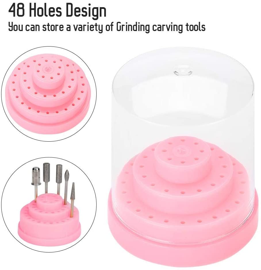 Acrylic Nail Drill Bits Holder Stand (48 Holes)
