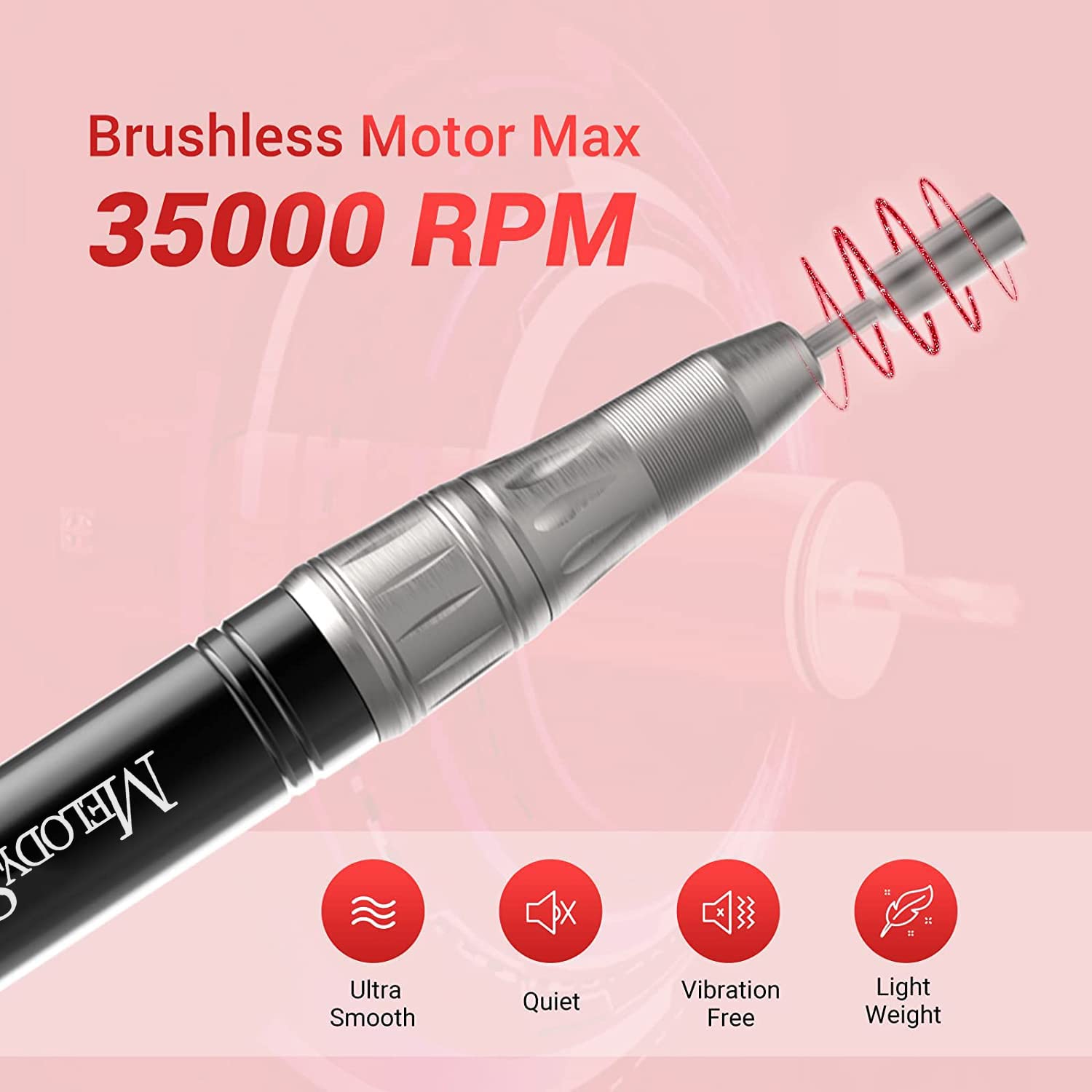 Kanon(MB420C) Rechargeable Nail Drill 35,000 RPM