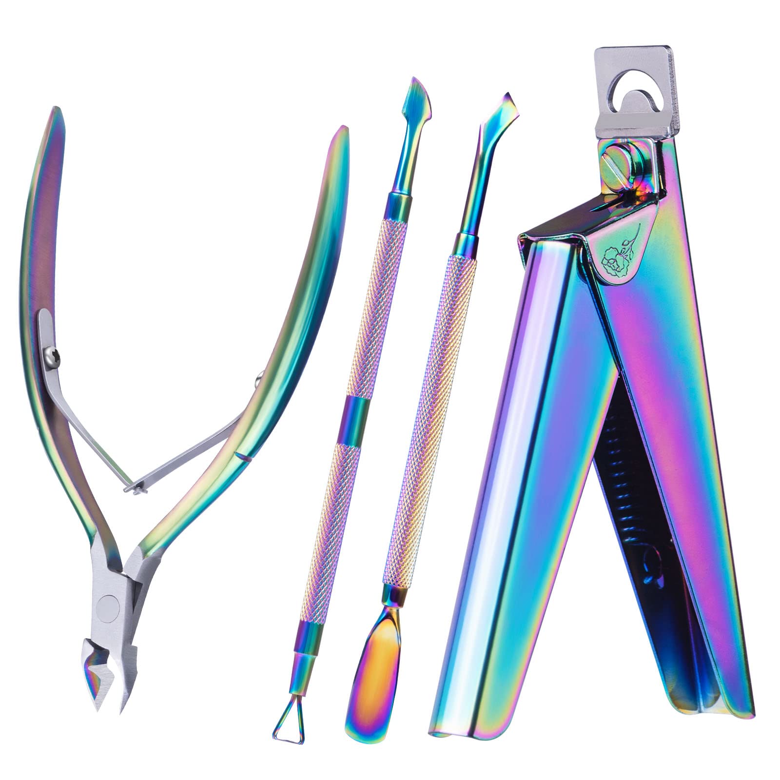 Acrylic Nail Clippers 4 in 1 KitRainbow