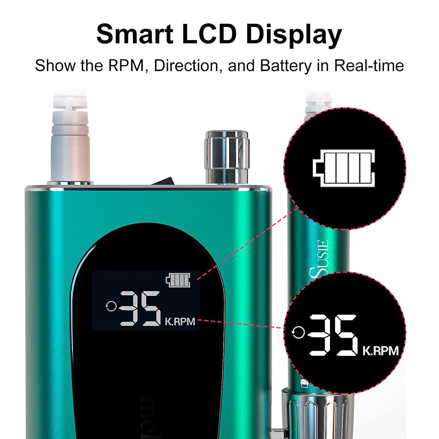 MR2-Rechargeable Nail Drill 35,000 RPM