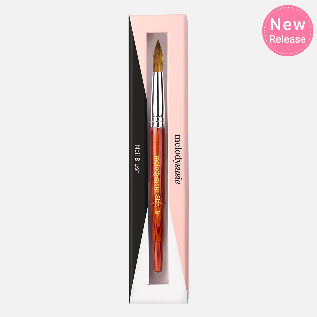 Kolinsky Acrylic Nail Brush - Rosewood Handle