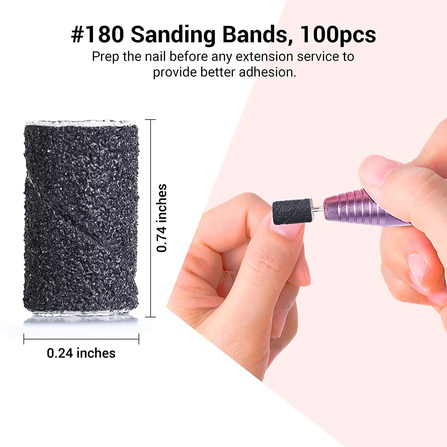 Colorful 300pcs Professional Sanding Bands