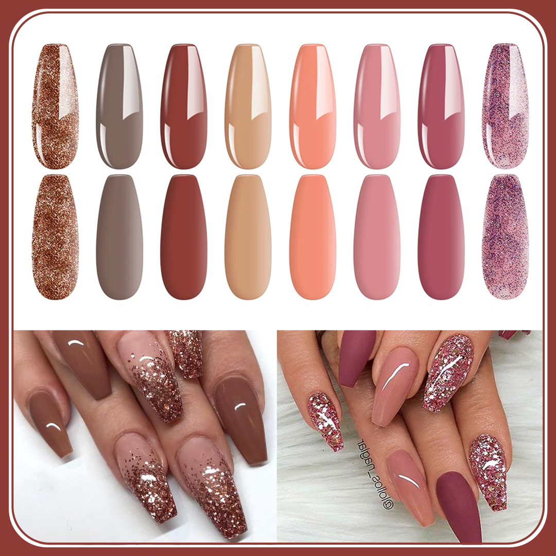 Nude Revolution 8+1 Gel Nail Polish Kit