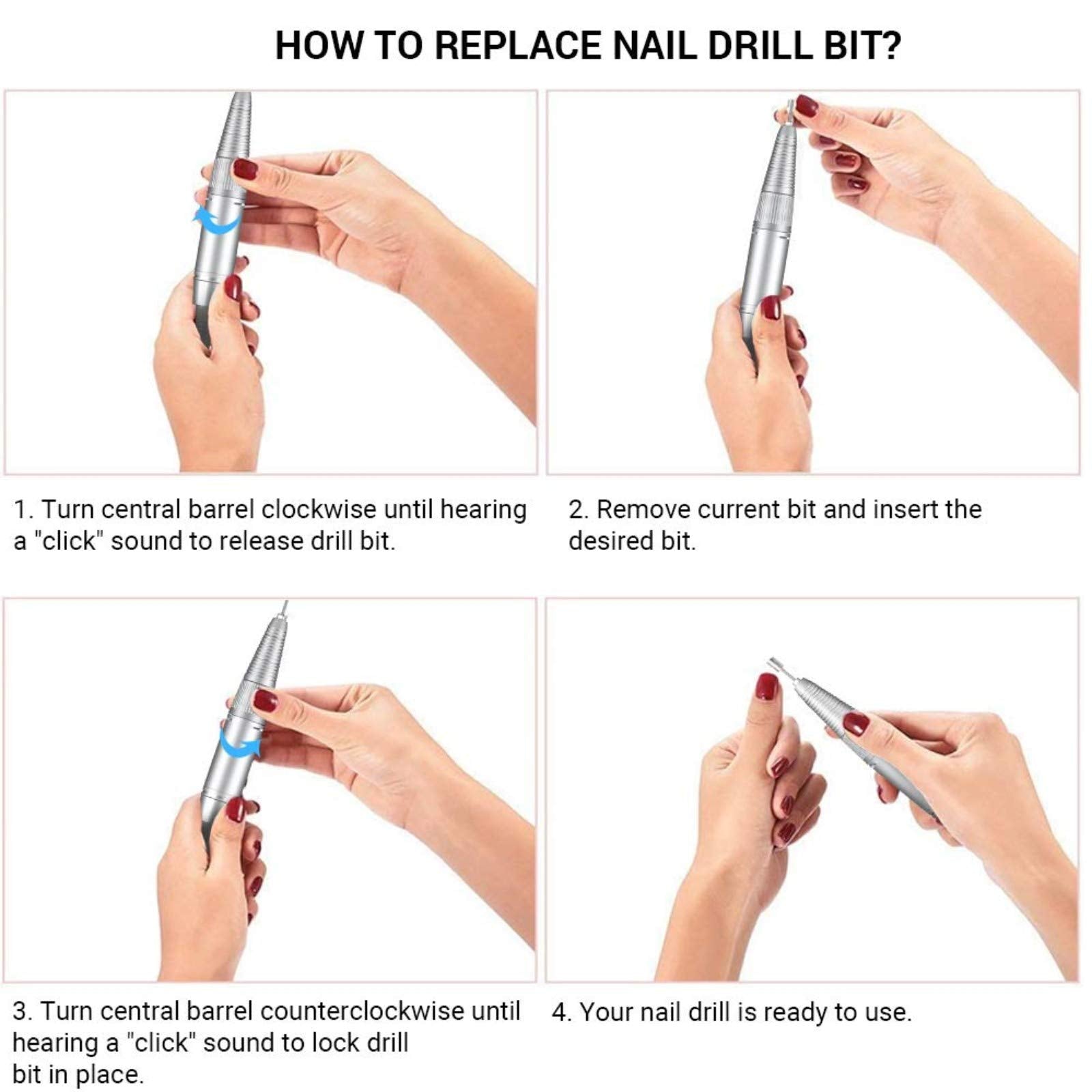 Scamander(SC320H) Rechargeable Nail Drill 30,000RPM