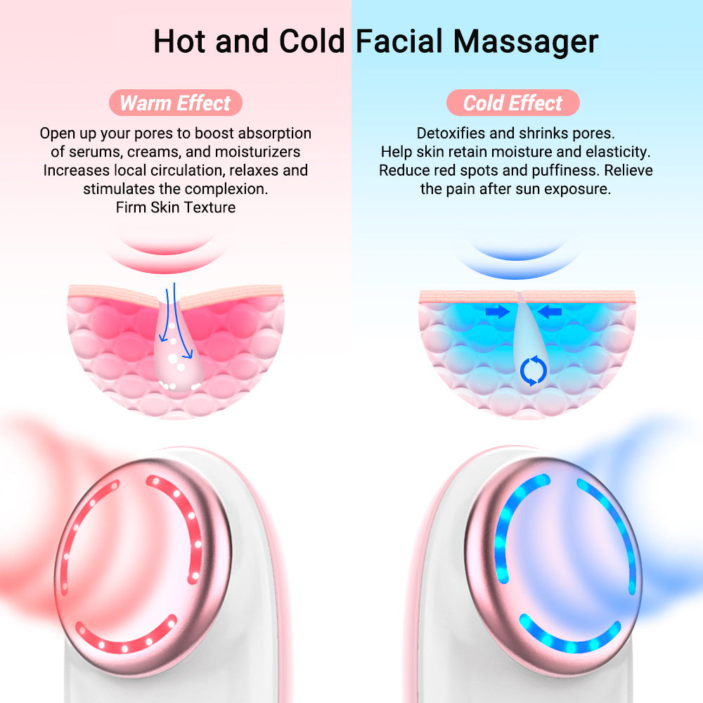 hot and cold facial massager