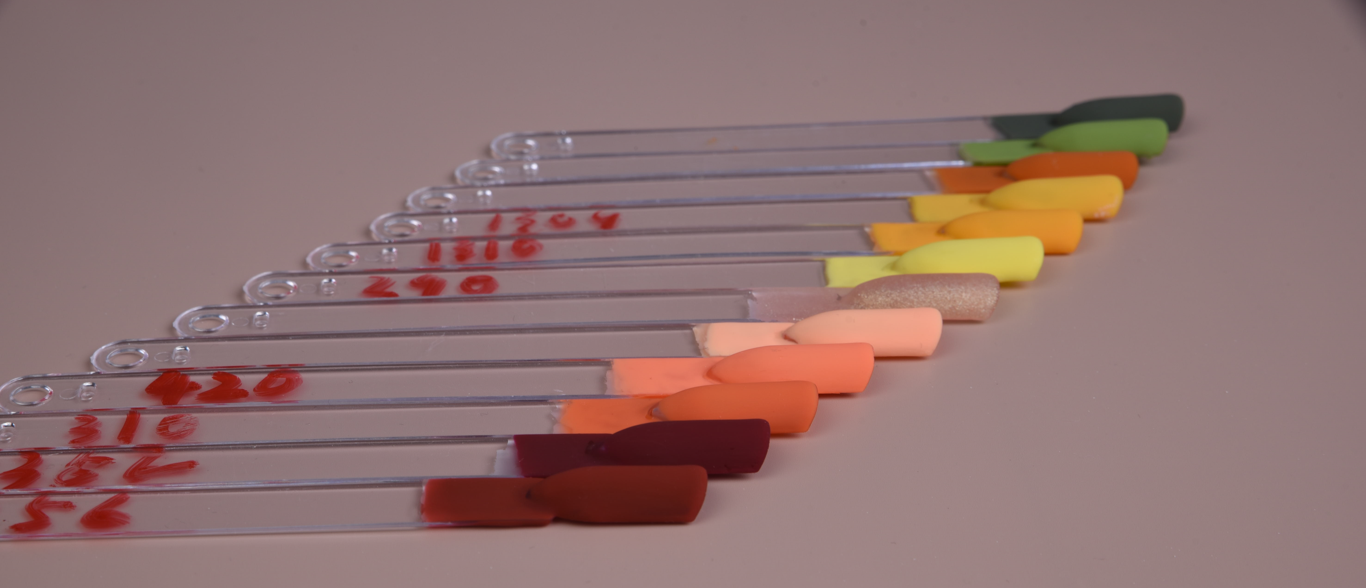 48 Pcs Transparent Nail Display Sticks