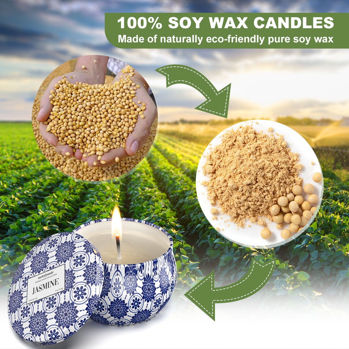 Relief Sleep Scented Candle Set