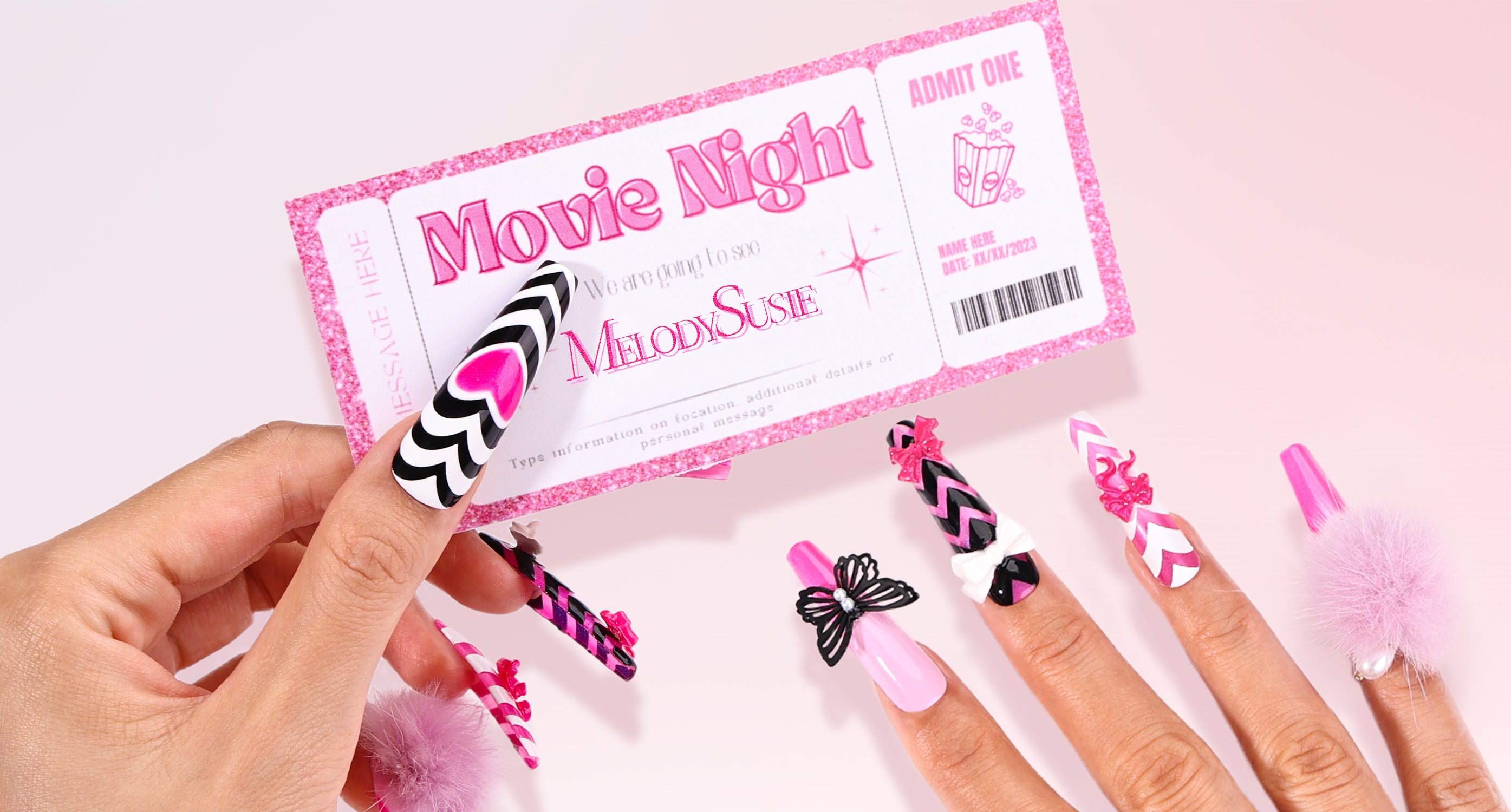 Pretty in Pink: Dress Up Your Pink Nails to Watch the Barbiee Movie