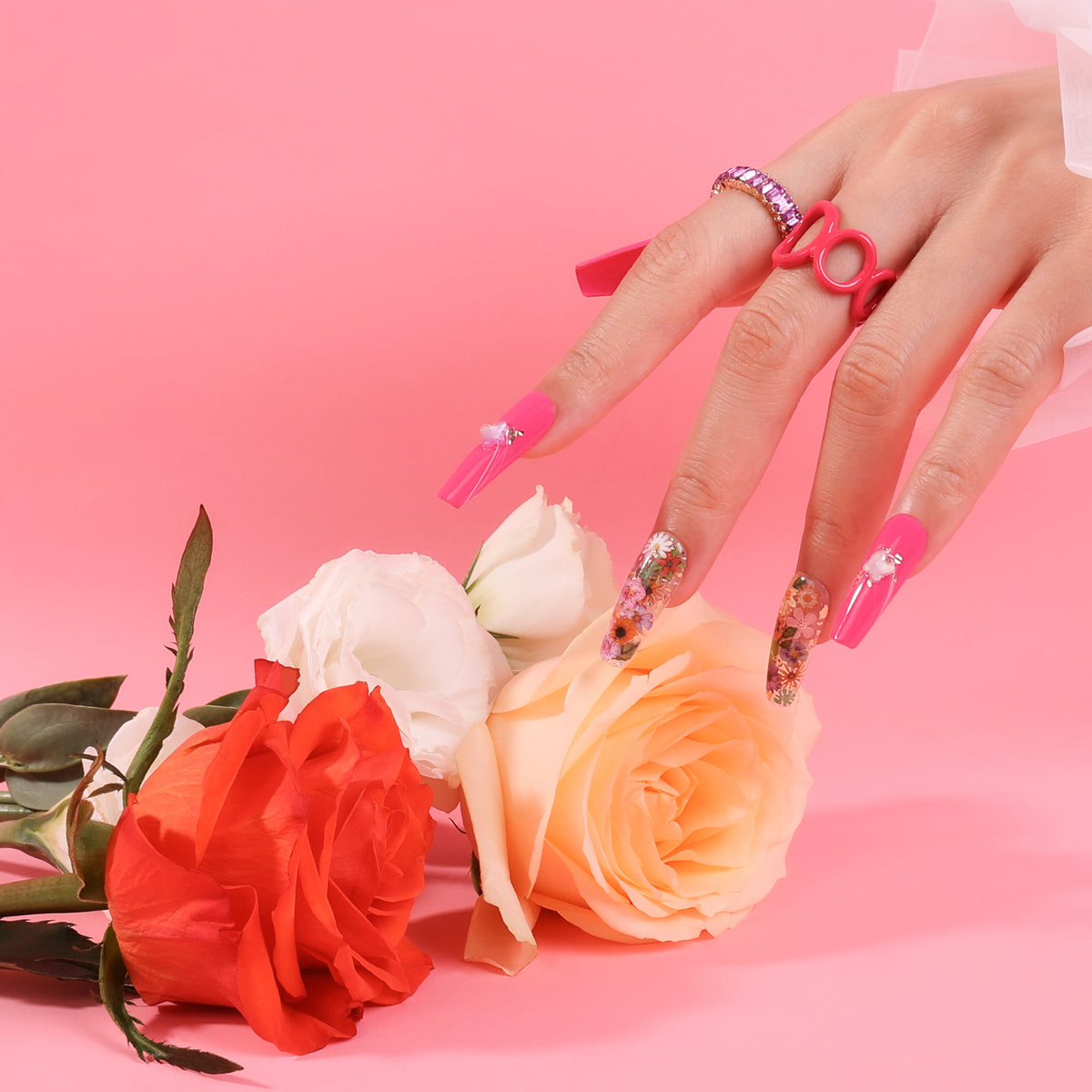 Valentine's Day Dangling Nail Charms Tutorial in 2023