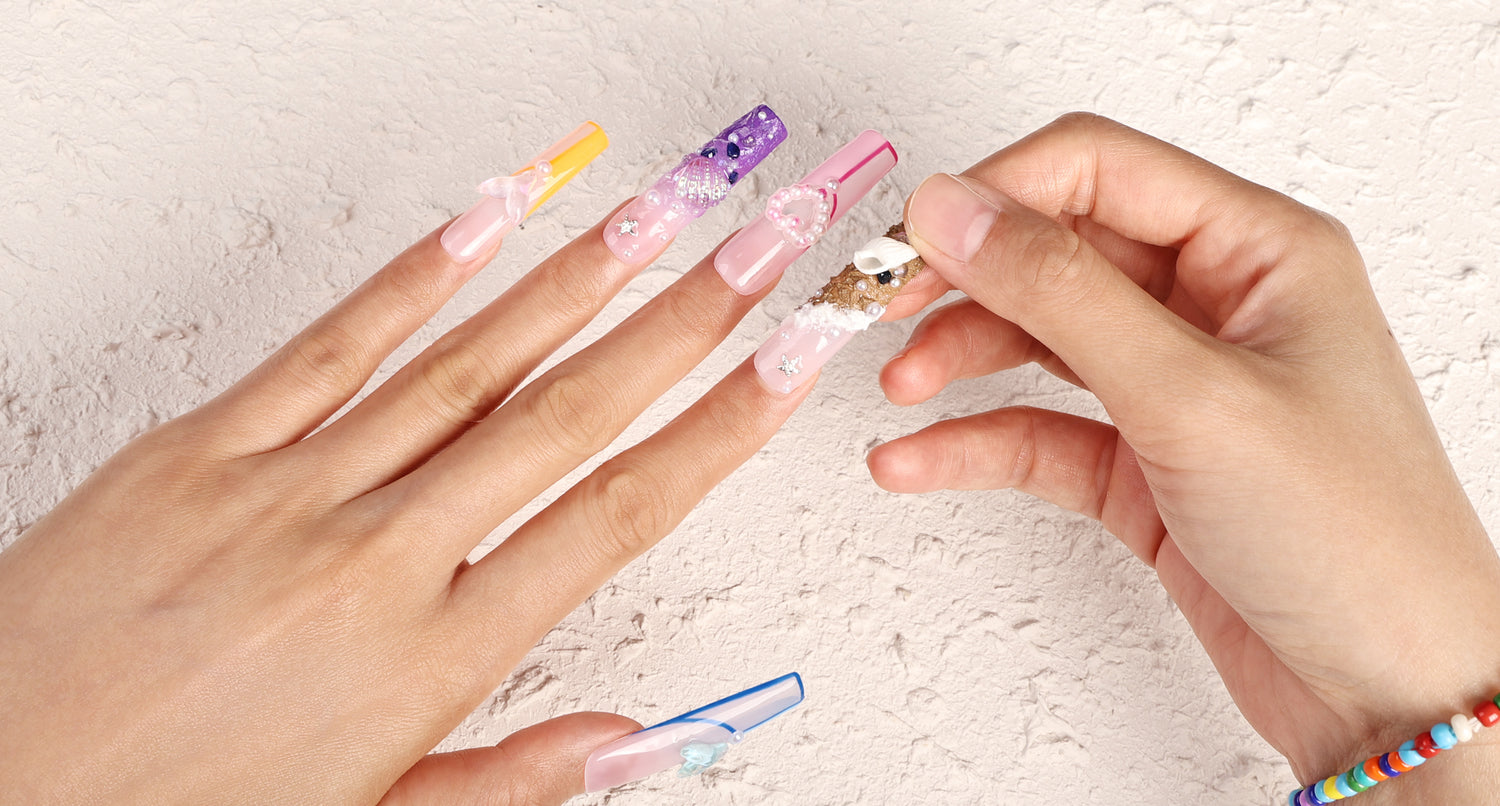 How To Apply Handmade Press On Nails Like a Pro