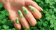 St. Patrick’s Day Nail Ideas Green Nails with a Twist