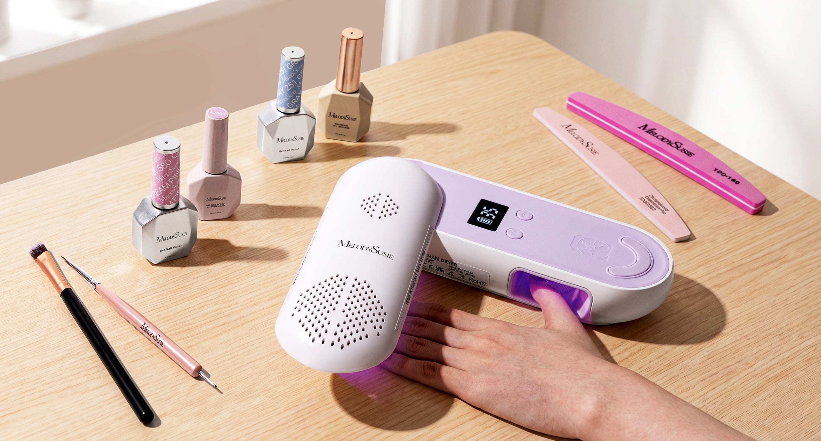 Meet the P-PLUS20F: The Most Flexible Full-Hand Nail Lamp for Home, Travel and Pro Use