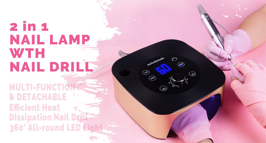 New Arrival 2--- MelodySusie 2 in 1 Nail Lamp with Nail Drill