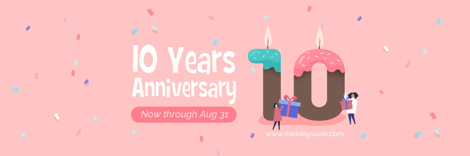 Happy 10th Anniversary To MelodySusie | Giveaway!!!