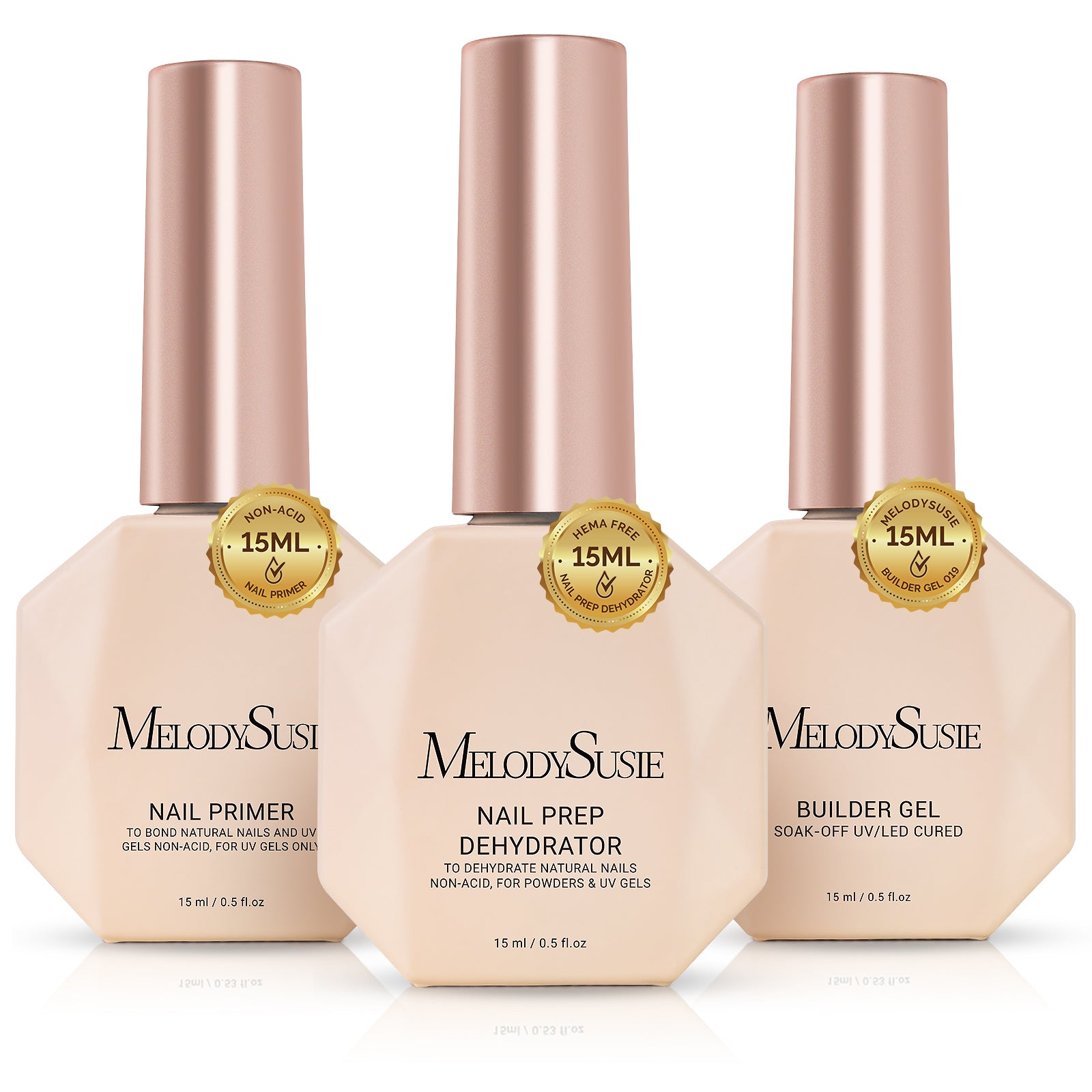 15ml Nail Dehydrator & Primer & Gel Essentials