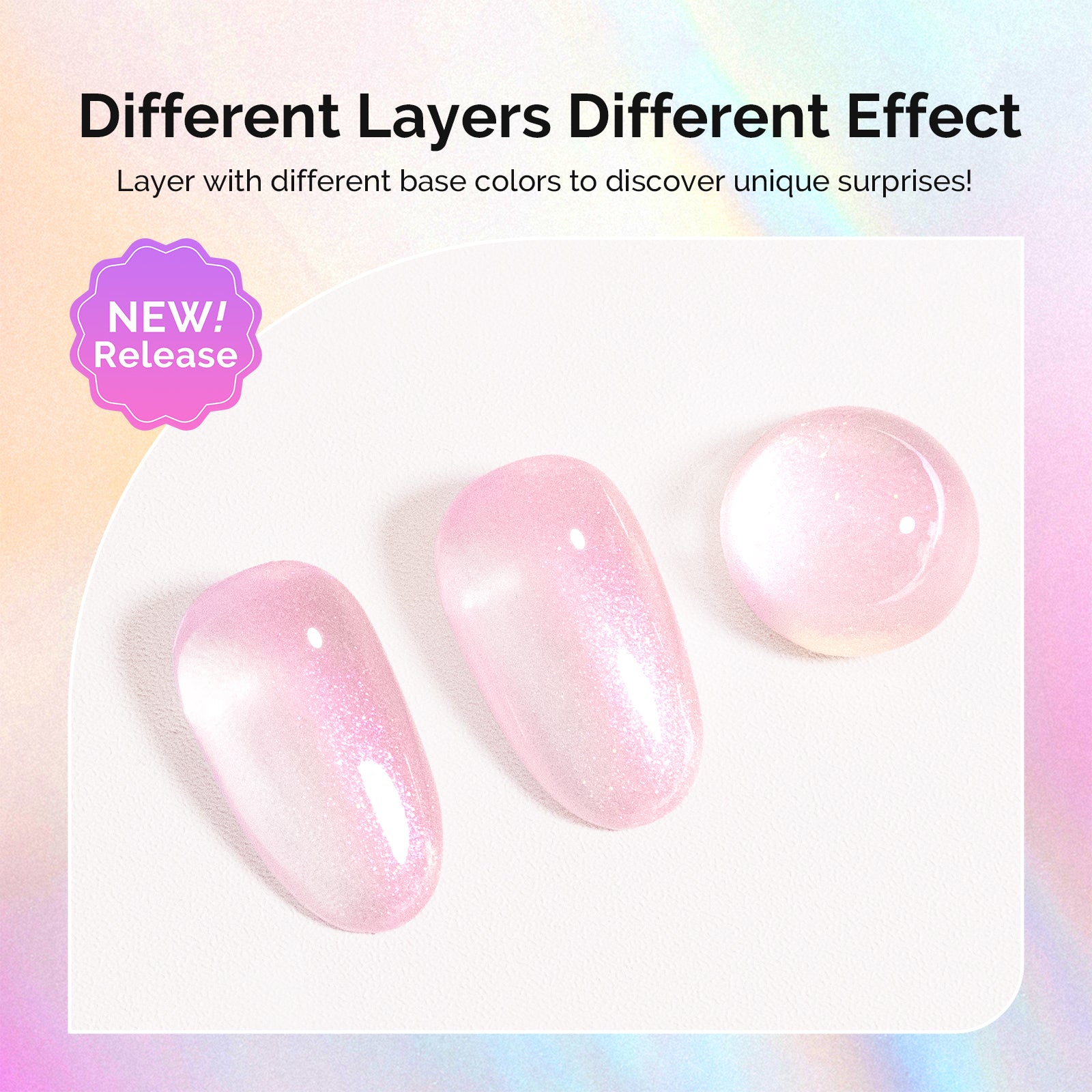 G2607 Shimmer Pearl Pink - TPO-Free Thick Gel Nail Polish(15ml)