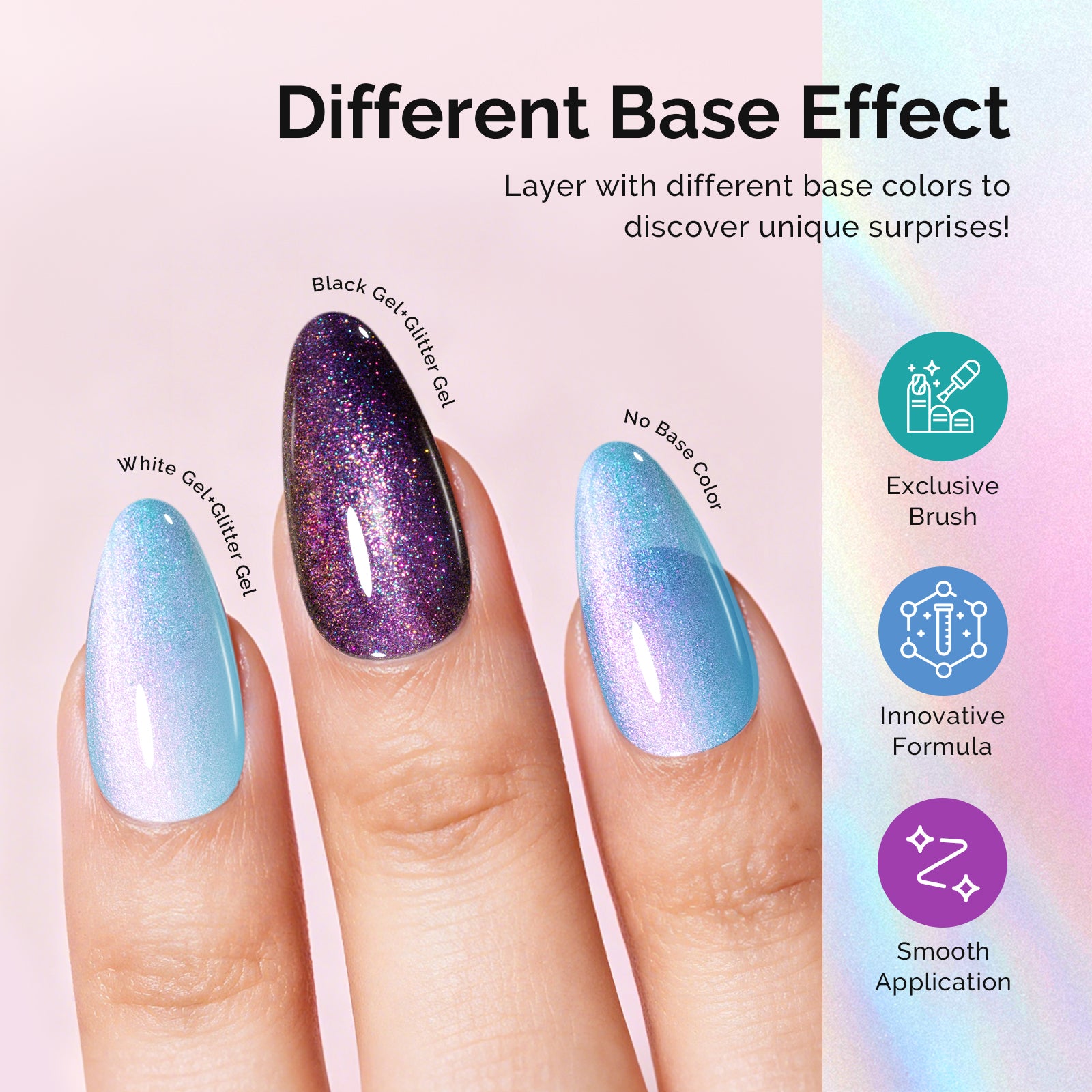 G2103 Blue Aurora Shimmer - TPO-Free Thick Gel Nail Polish(15ml)