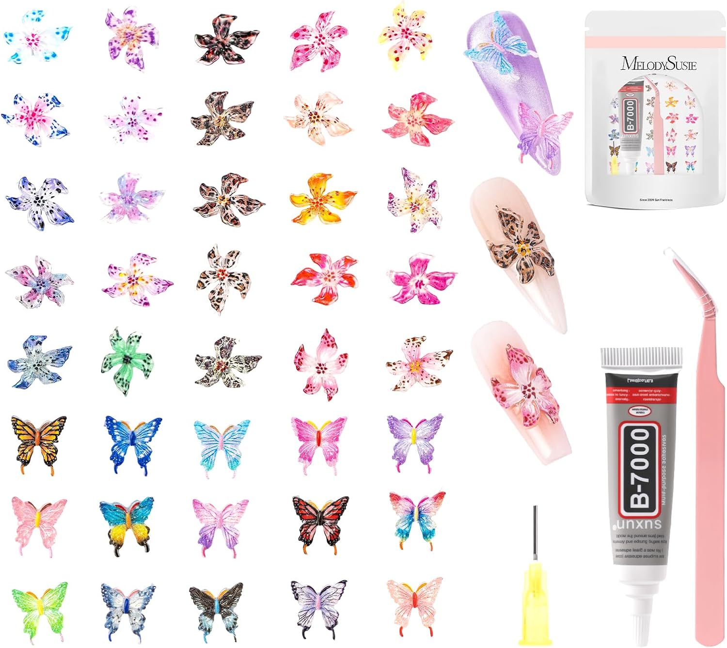 Manicure Decorations and DIY 3D Art Design