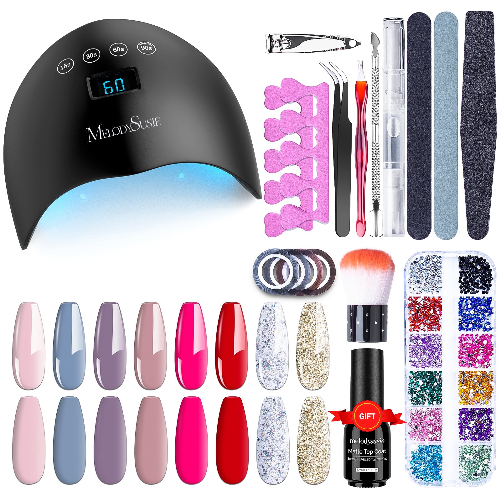 P1-Nail Kit with Portable Electric Nail Drill