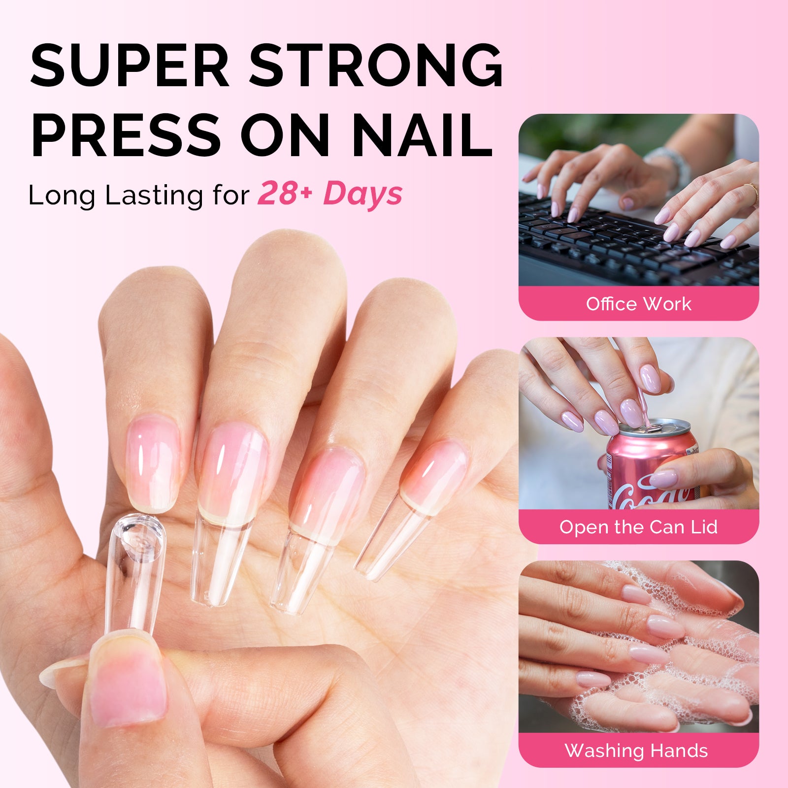 Solid Nail Glue Gel
