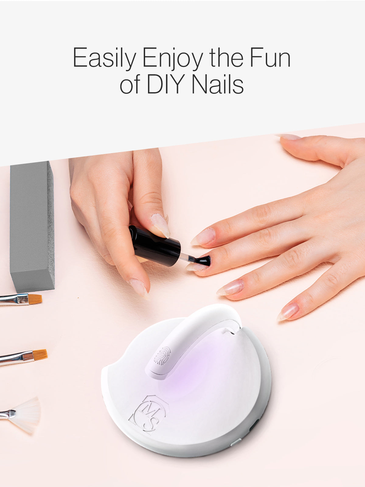 use Rechargeable Mini 2 in 1 LED/UV Nail Art Lamp can enjoy the fun of DIY nails