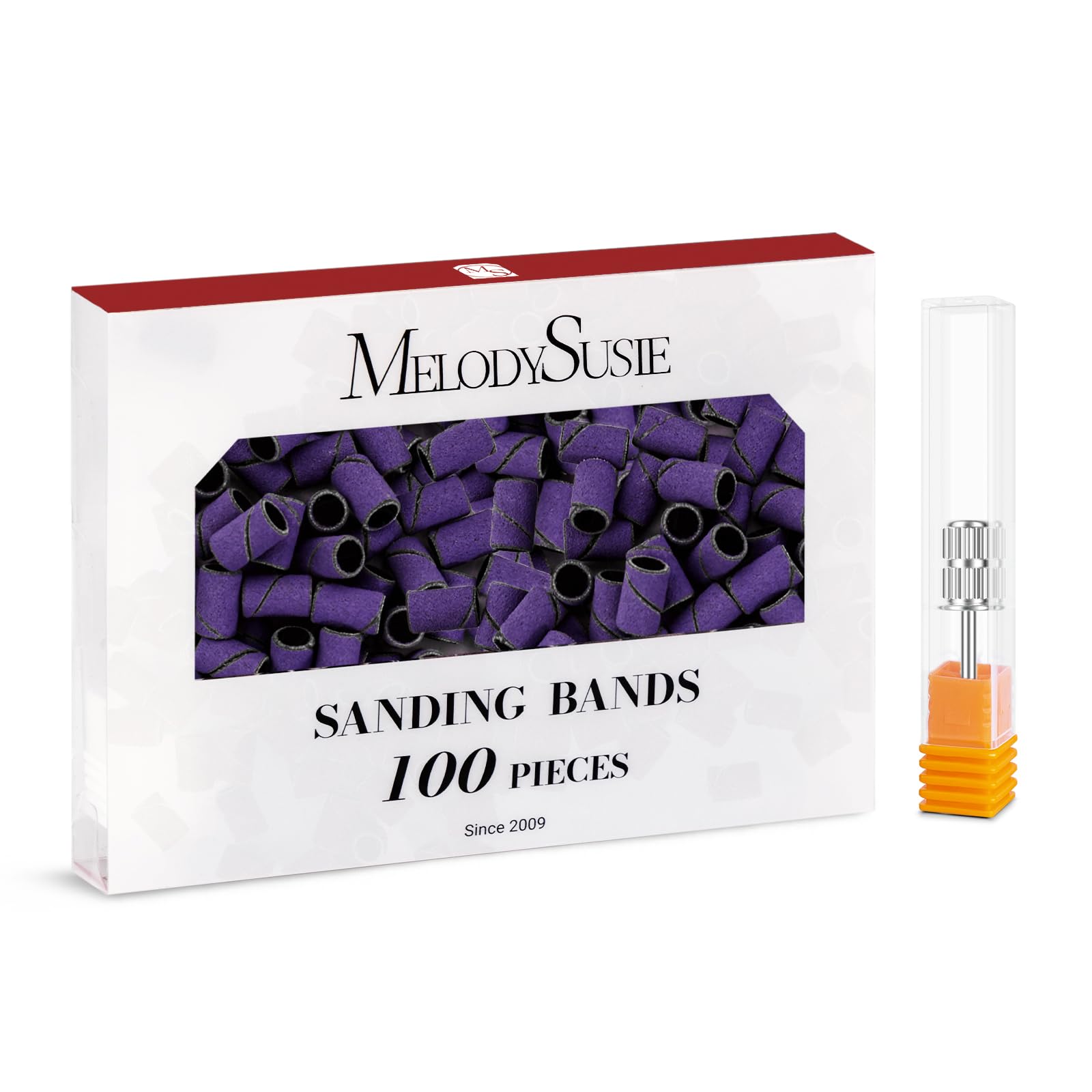 Colorful 100pcs Professional Sanding Bands With Mandrel Drill Bit