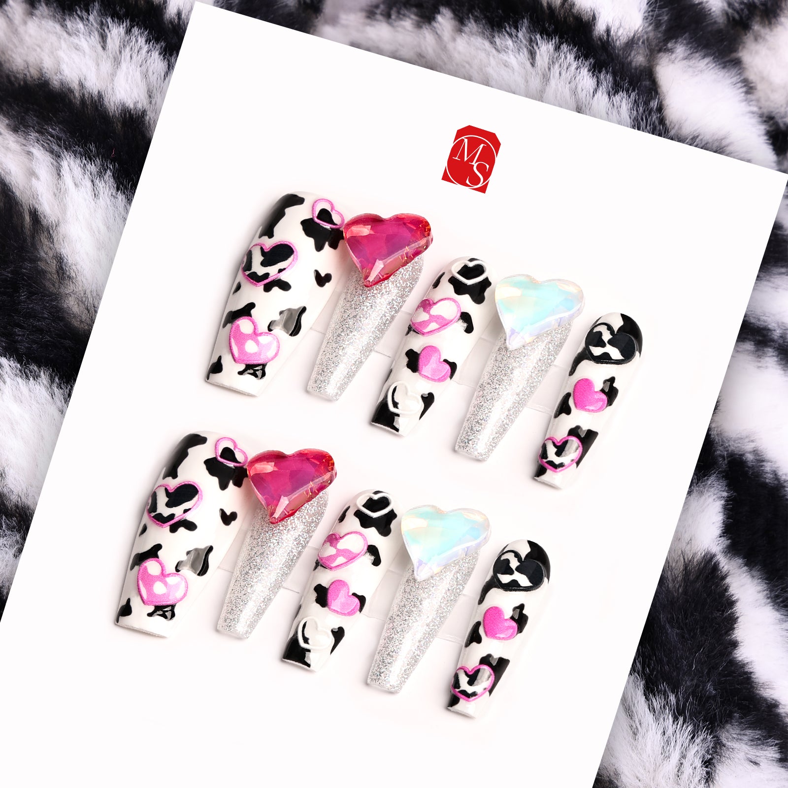 Sweet Moo Coffin Regular Press On Nails| MelodySusie