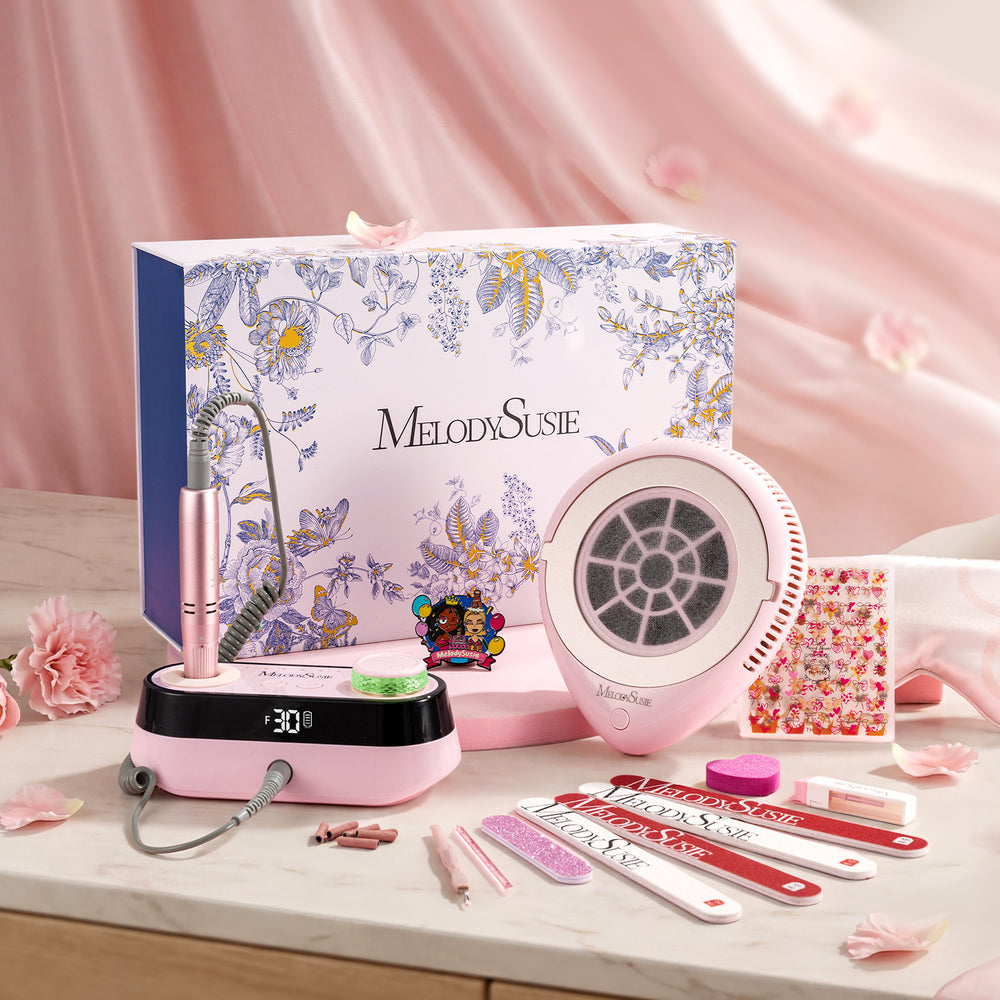 MelodySusie SC320A nail drill gift box with professional grade motor full gift box presentation for dedicated home nail hobbyist