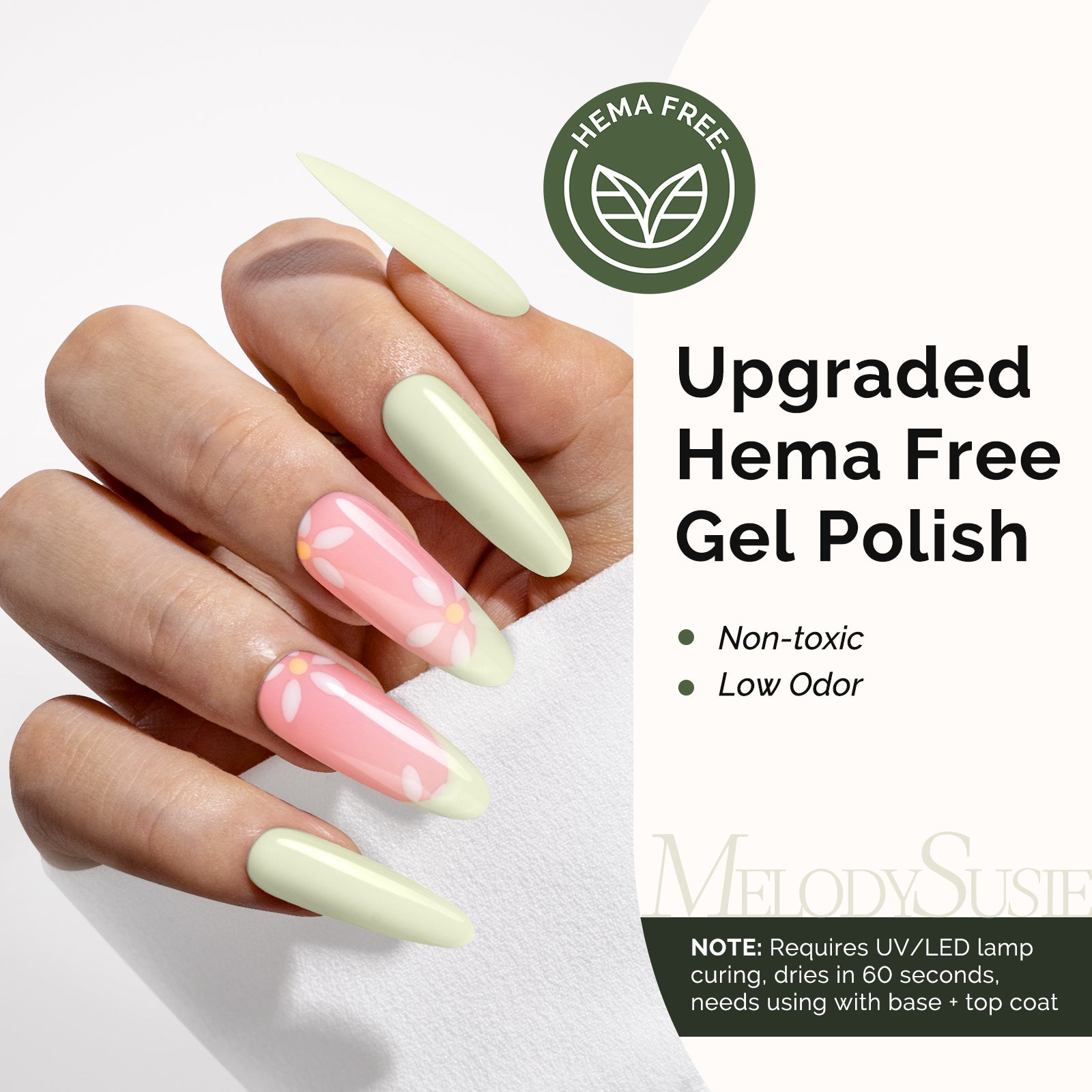 Hema Free Gel Nail Polish 0.5 fl oz/15ml - K0933 Thick Beige