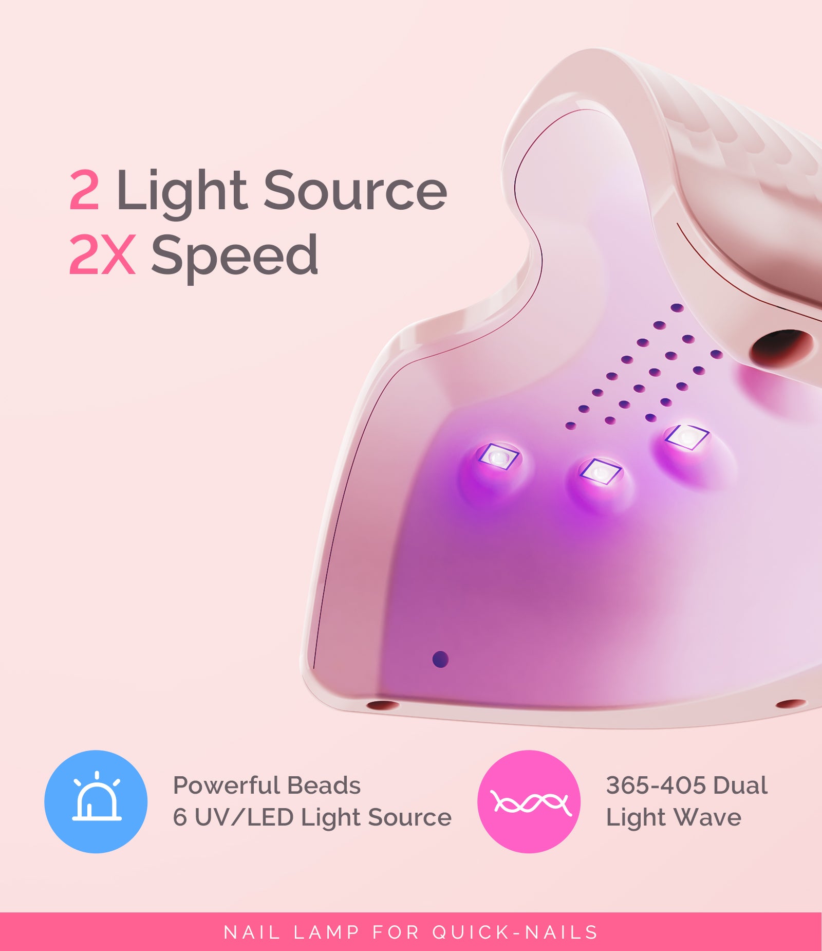 P-ART06F LED/UV Nail Lamp