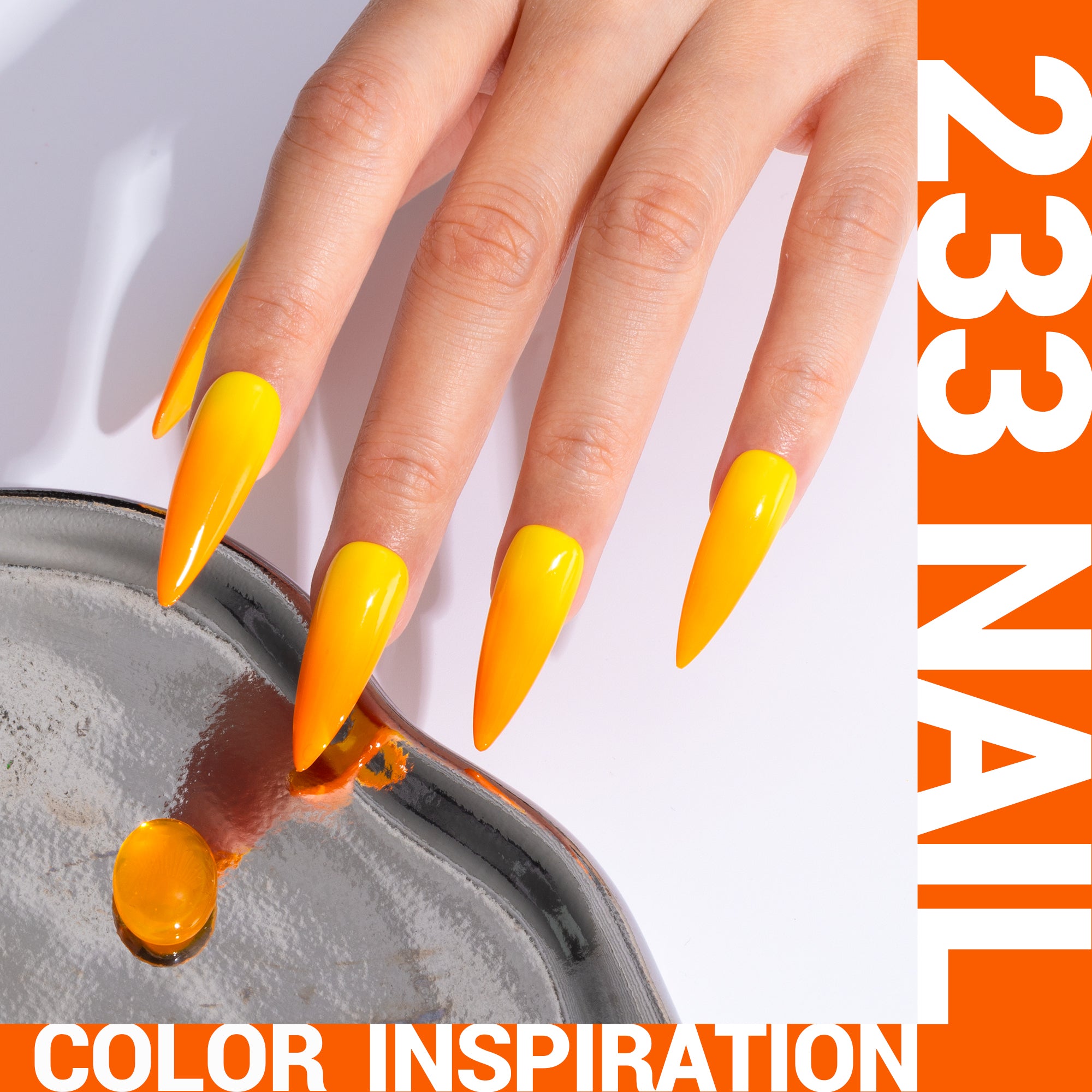 233 Exuberant Orange - Gel Nail Polish (15ml)