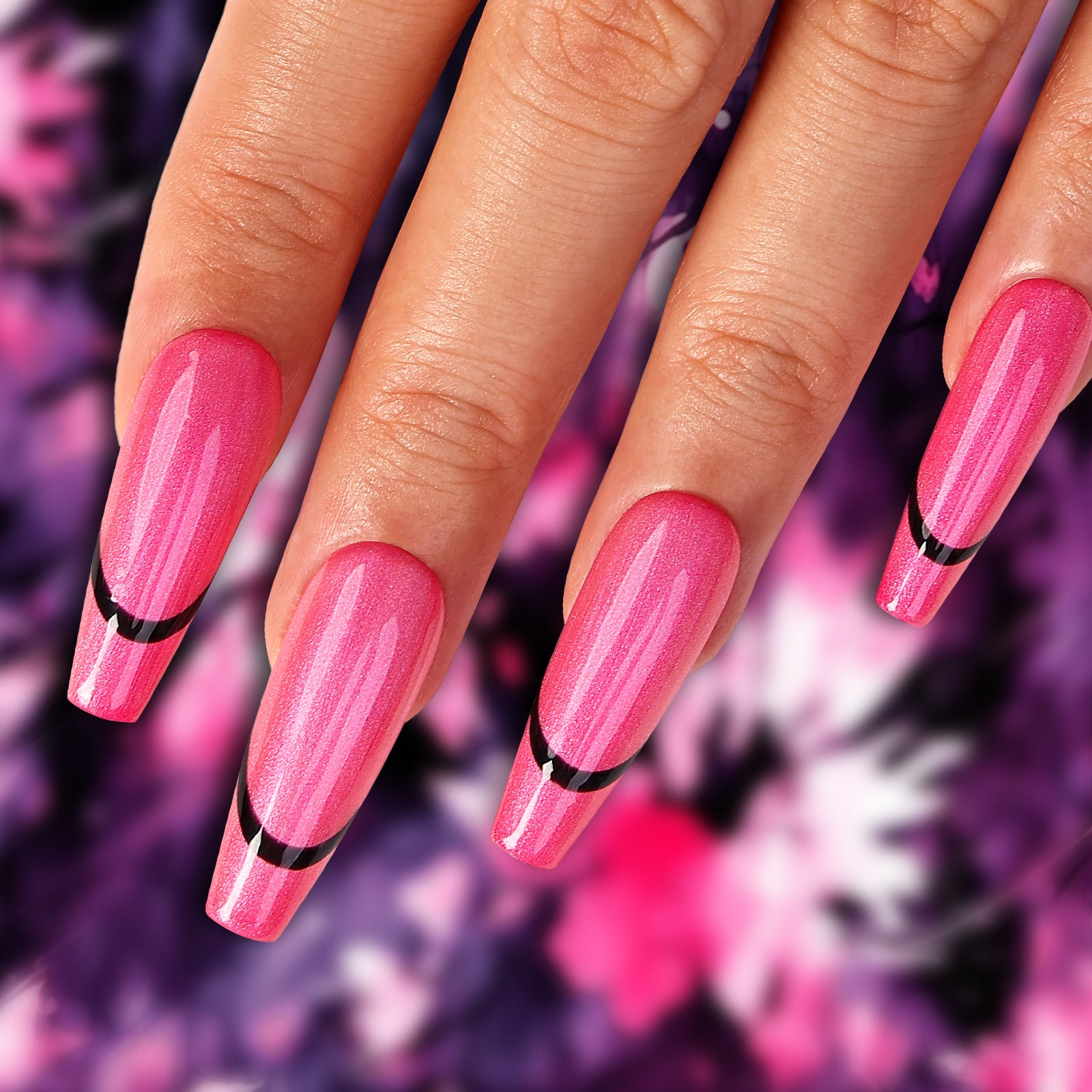 Flamingo Fever Coffin Deep Press On Nails | MelodySusie
