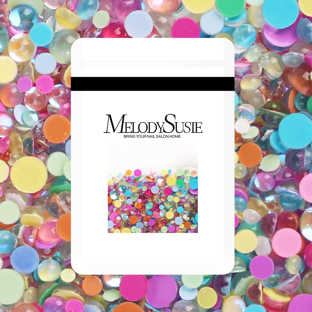 1440Pcs Mermaid Nail Rhinestones