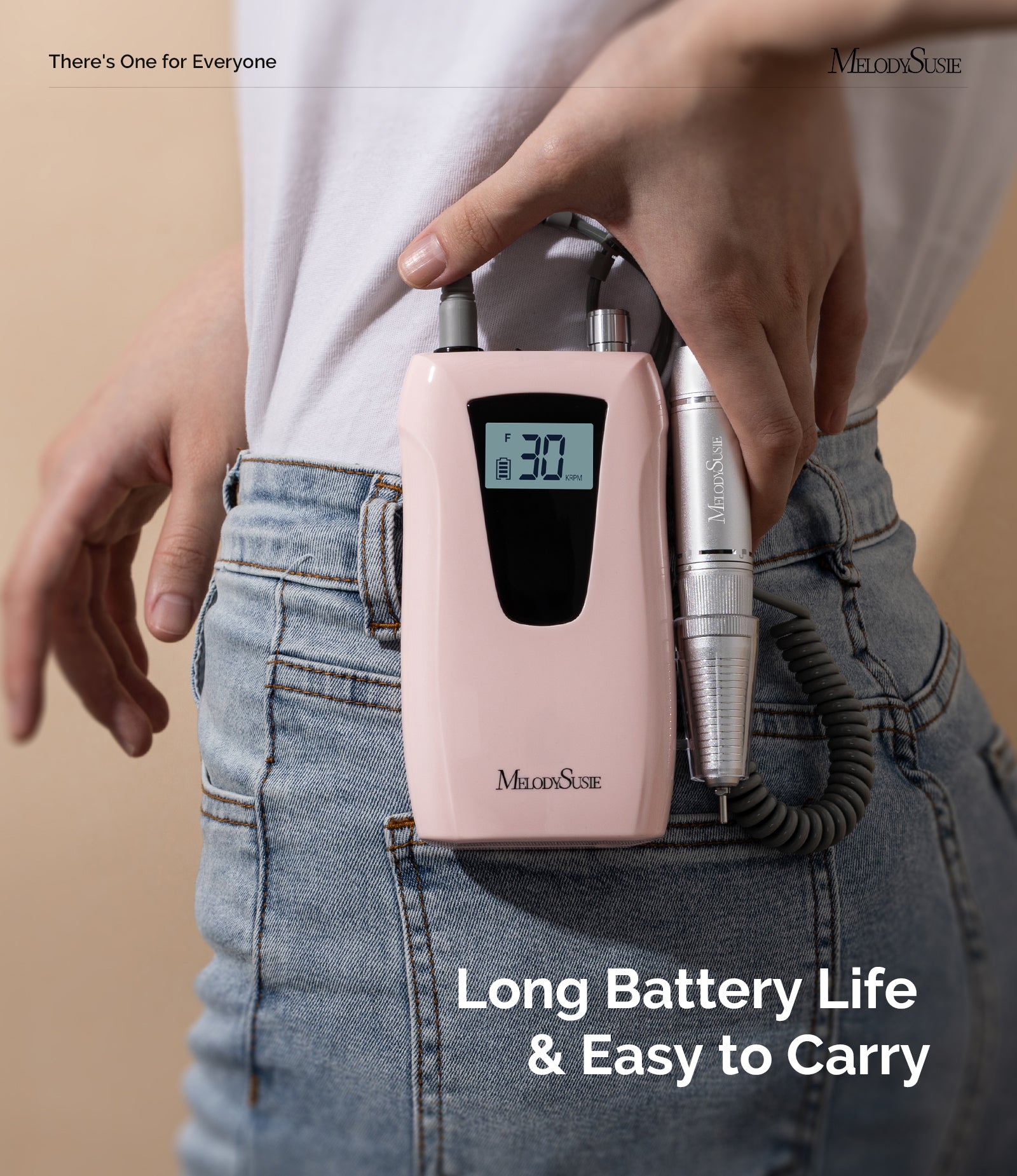 Selene(SC320D) Clip-On Rechargeable Nail Drill 30,000RPM