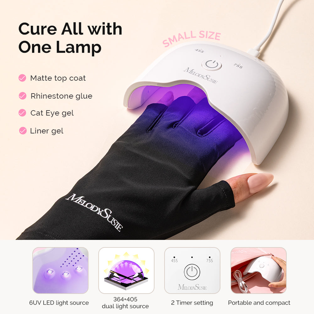 Gel Nail Polish Kit with UV Light