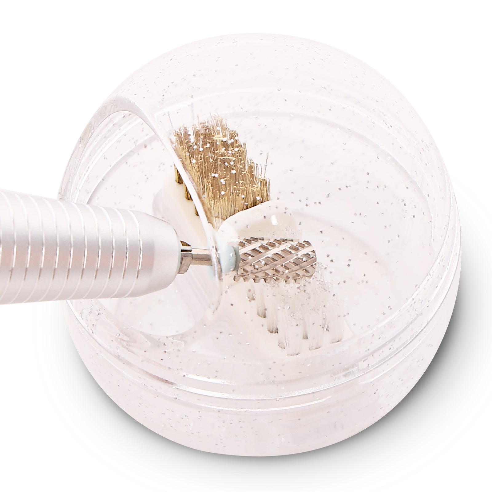 2 1 Nail Drill Bit Cleaner Box
