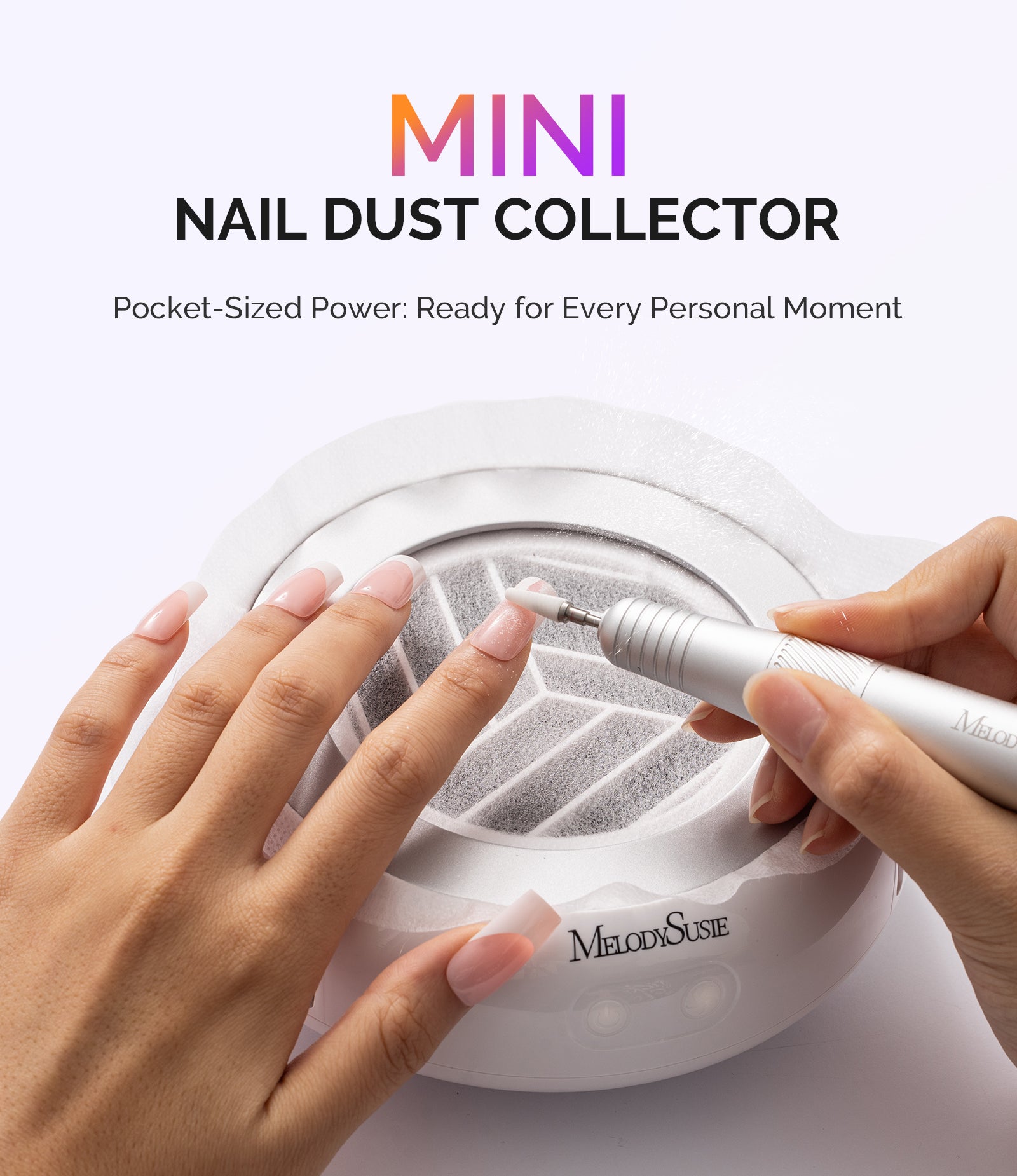 HProA Nail Dust Collector - White