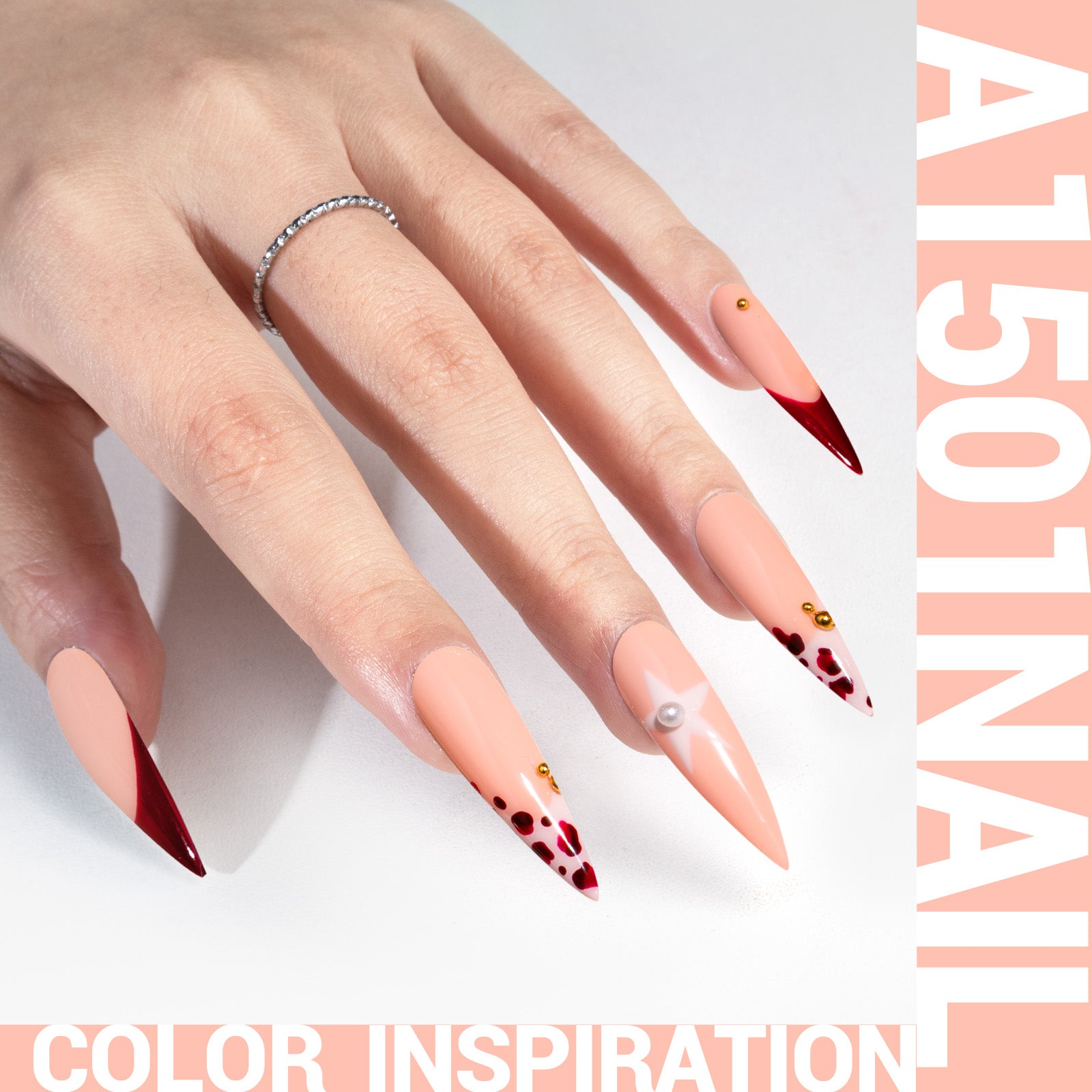 A1501 Orange Pink - Thick Gel Nail Polish(15ml)