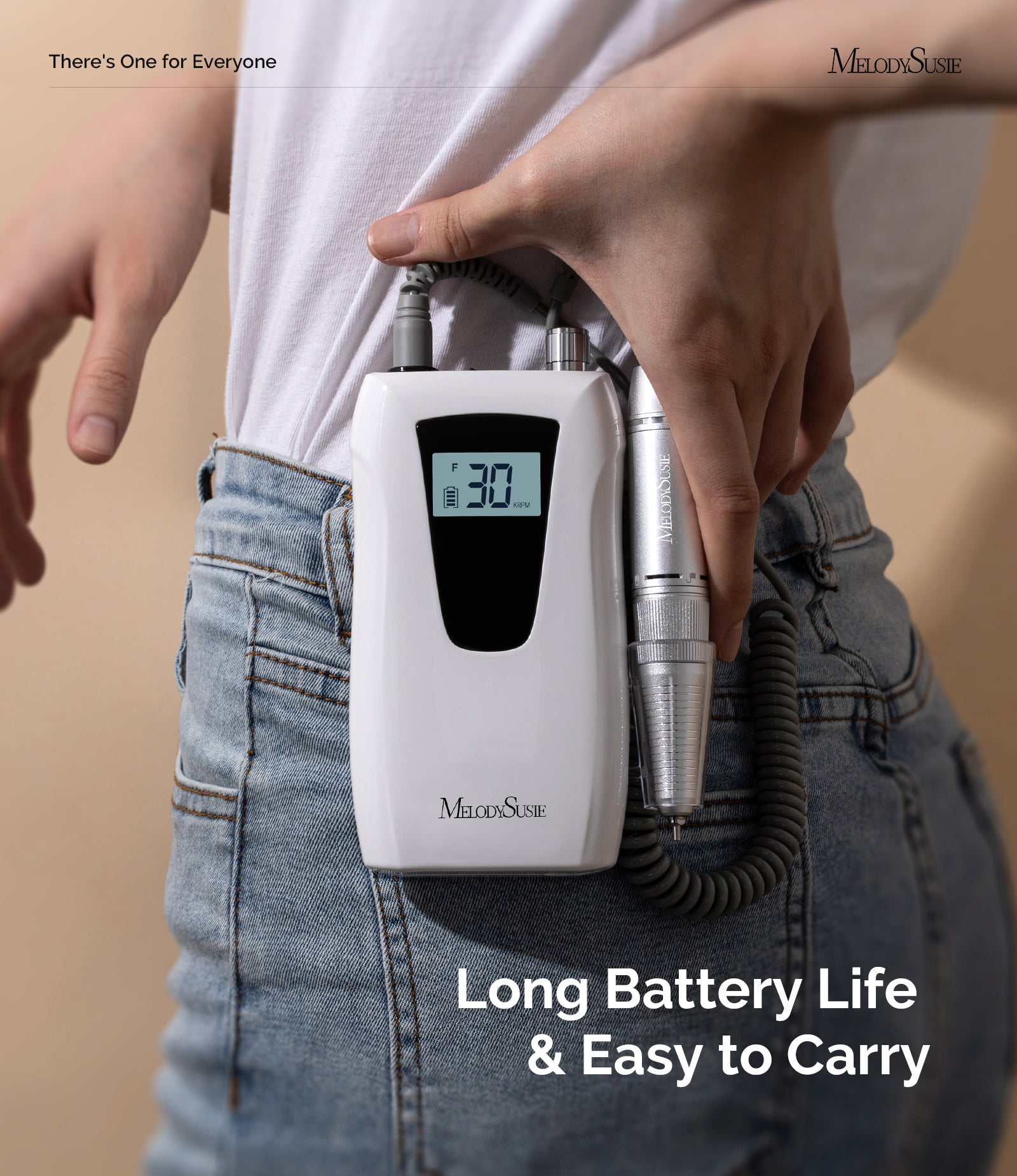 Selene(SC320D) Clip-On Rechargeable Nail Drill 30,000RPM