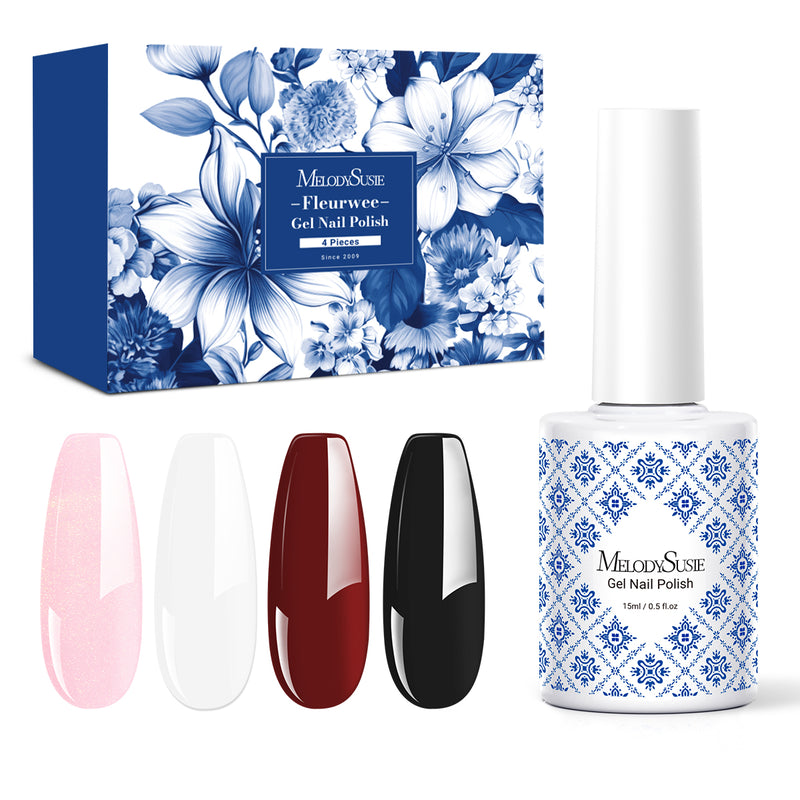 Fleurwee Plant-Based Gel Nail Polish Set (15ml) - Daily Life
