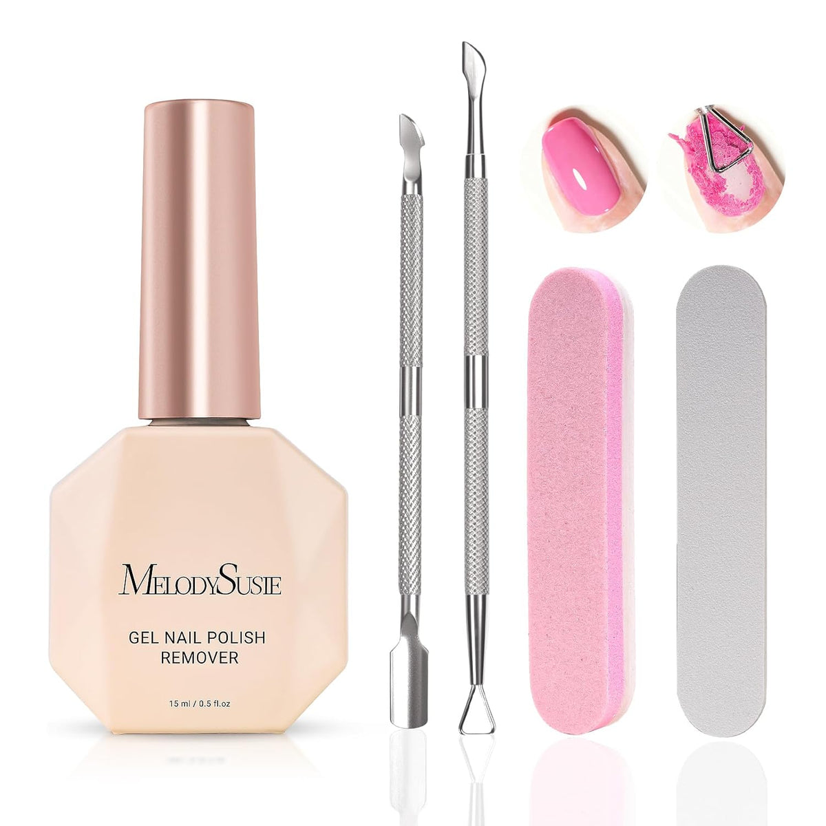 Gel Nail Polish Remover with Manicure Remover Kit