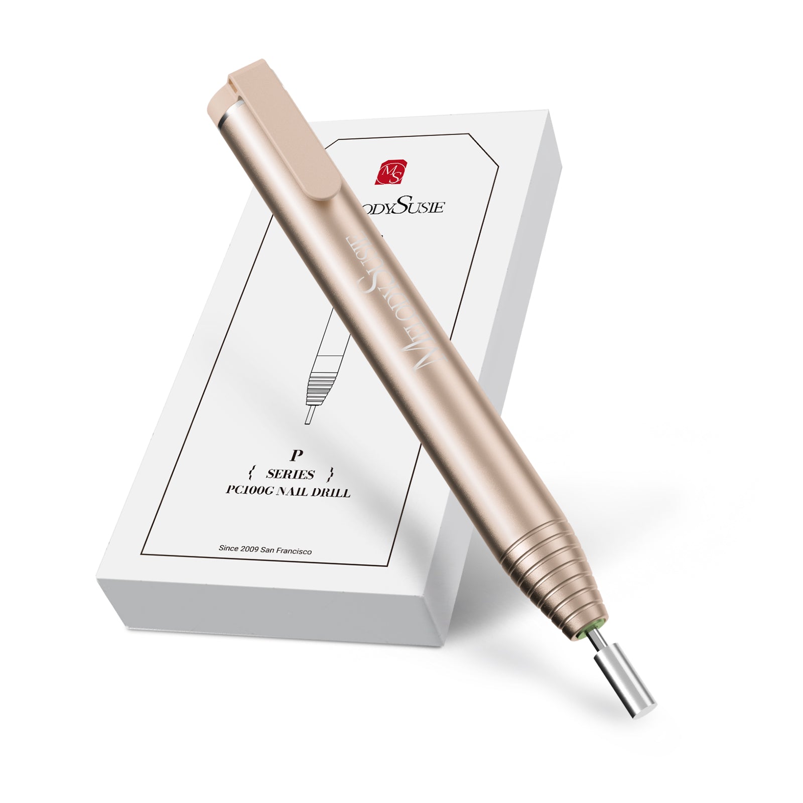 PocketNail PC100GR/PC100G Pen-Shaped Portable Nail Drill 20,000RPM