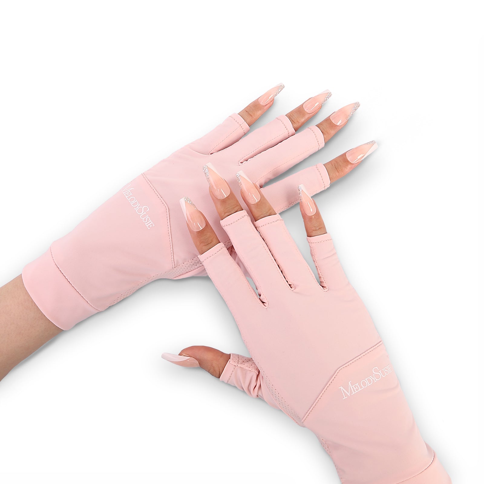 Premium UV Shield Manicure Gloves - Black