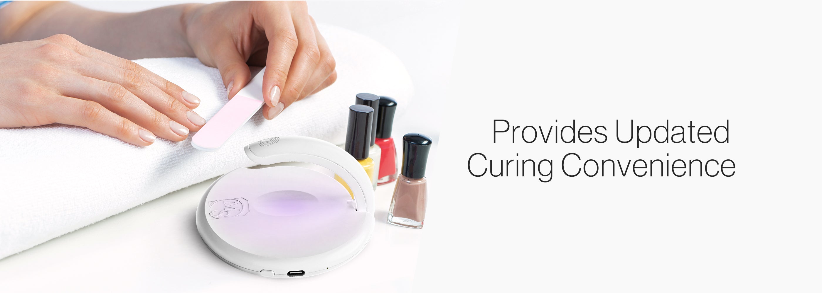 use Rechargeable Mini 2 in 1 LED/UV Nail Art Lamp can enjoy updated curing convenience