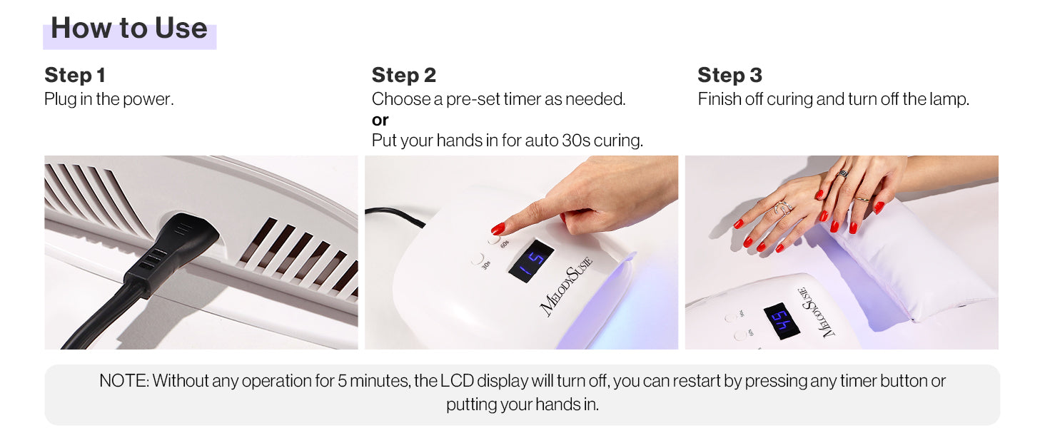 EOS 9 (P-Plus30I) LED/UV Nail Lamp