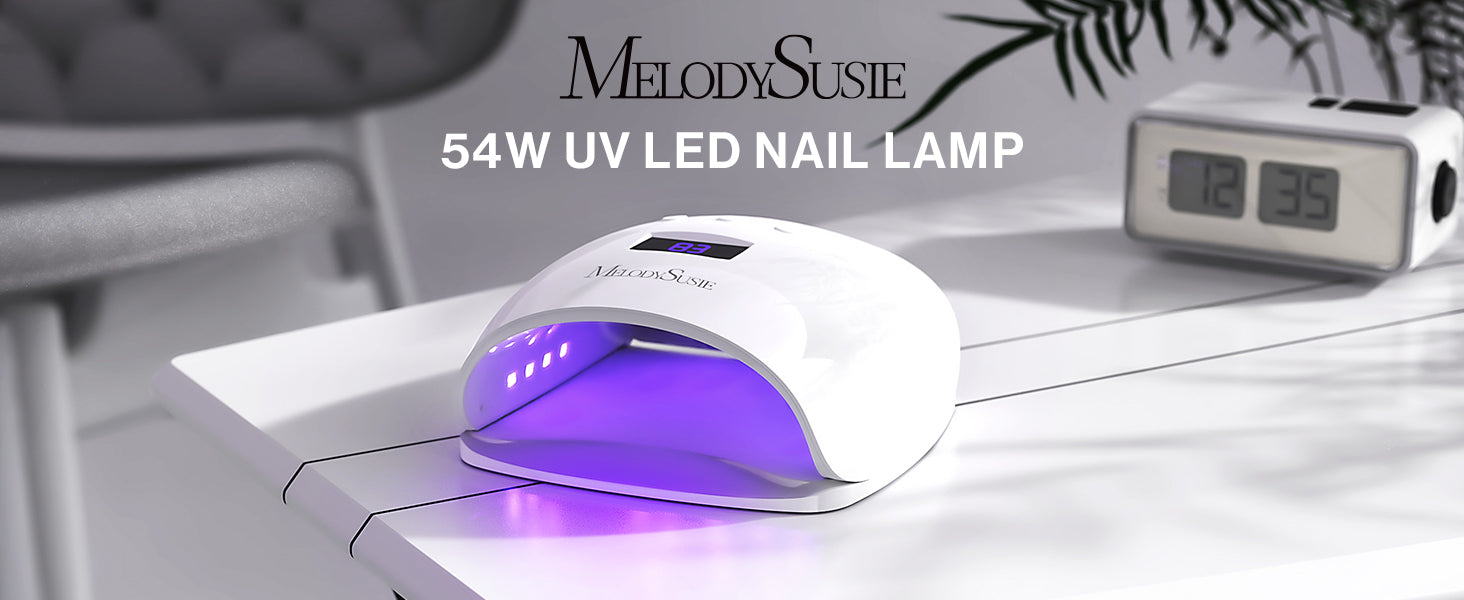 54W UV LED Professional Gel Nails UV Light Dryer | MelodySusie